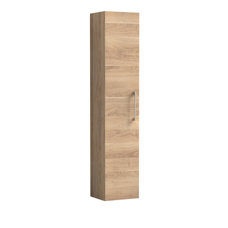 Arno Wall Linen Cabinet, Bleached Oak
