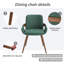 Chaises de salle à manger rembourrées en similicuir de polyuréthane moderne-1954819615