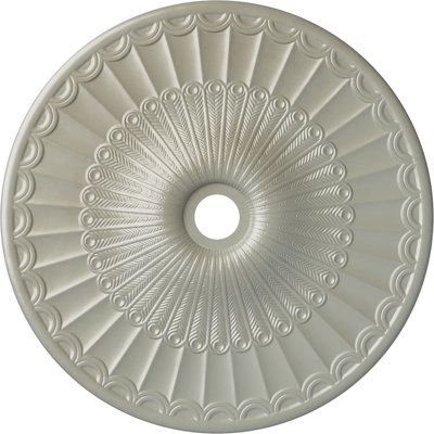 36 po x P 5/8 po x P 3 5/8 po x P 2 3/8 po P médaillon Galveston (convient aux auvents jusqu'à 4 3/4 po)