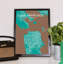 San Francisco City Map - No Frame Print-1247813970