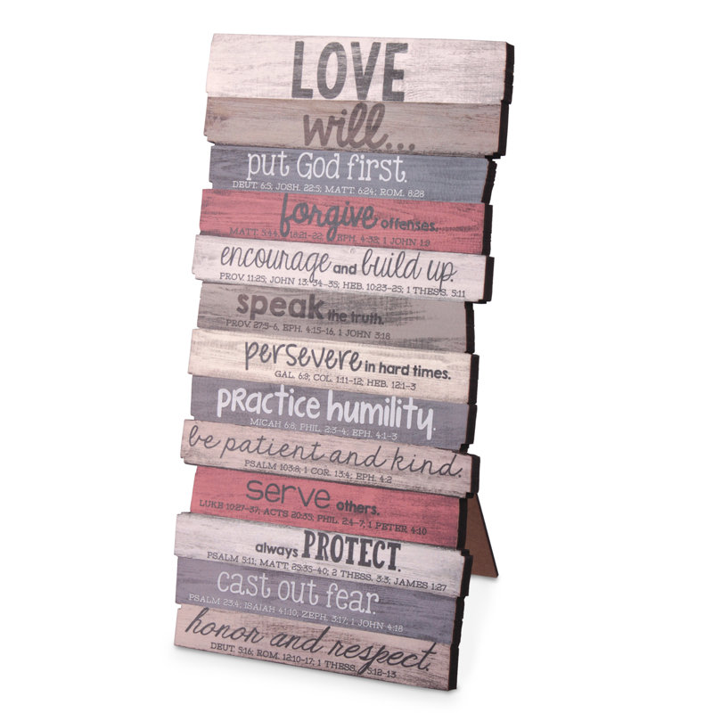 Plaque décorative Haye Love