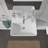 Duravit Me By Starck Ceramic 24" Wall Mount Bathroom Sink with Overflow