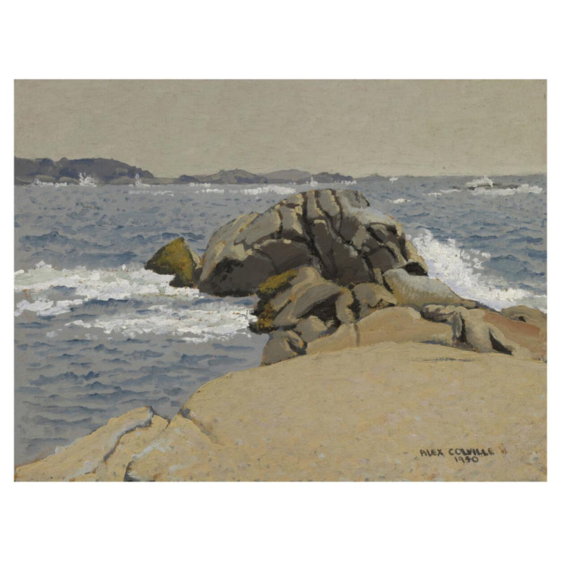 Peggy's Cove, Nouvelle-Écosse, par Alex Colville - Estampe numérique, H 32 po x l 40 po