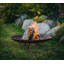 Alta Round Cor-Ten Steel Wood Burning Smokeless Fire Pit-62382243