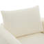 Chaise d'appoint en bois avec coussin amovible