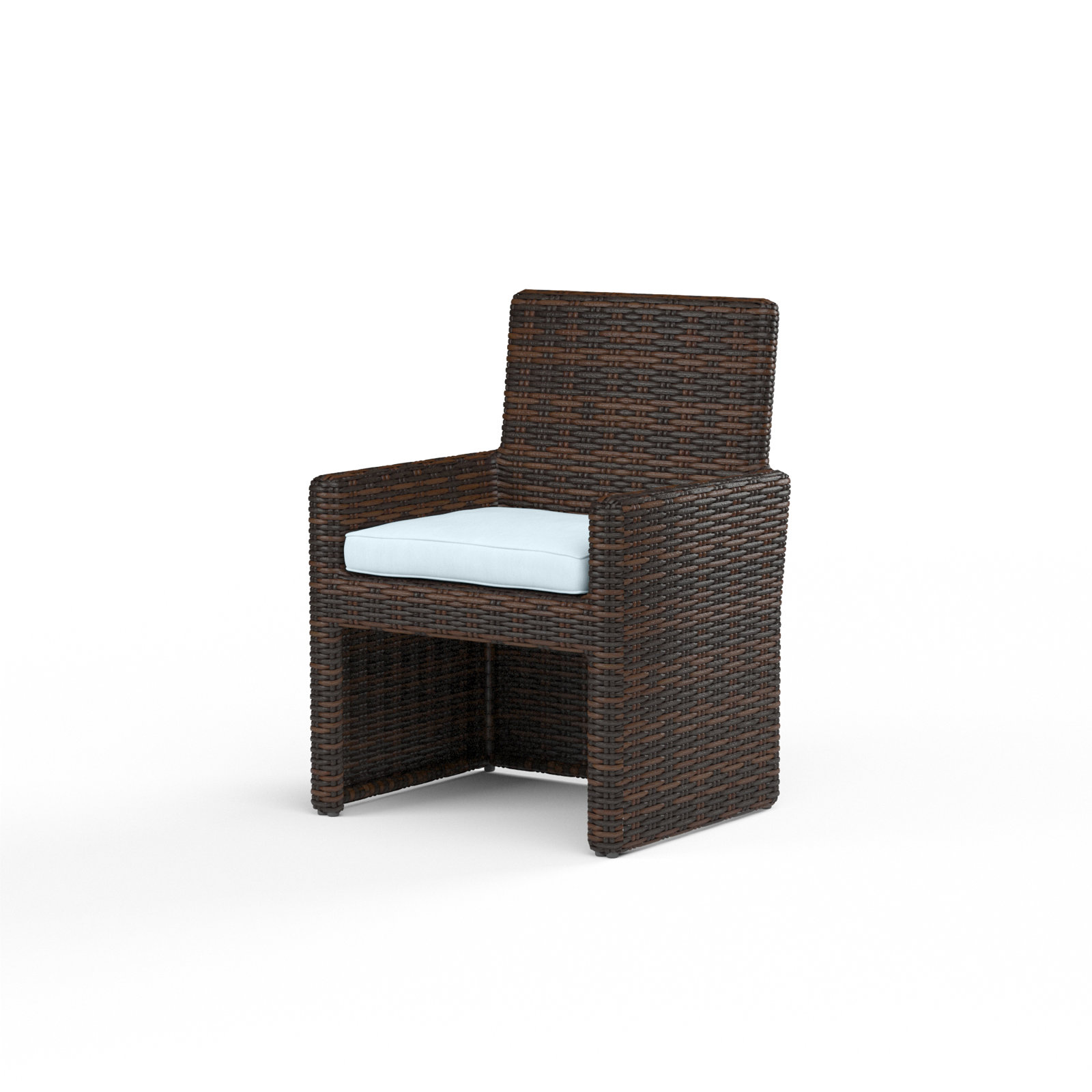 Naomie Patio Dining Chair with Sunbrella® Cushion, Canvas Skyline Sunbrella®