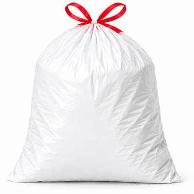 13 Gallon Biodegradable Drawstring Trash Bags, 200 Count