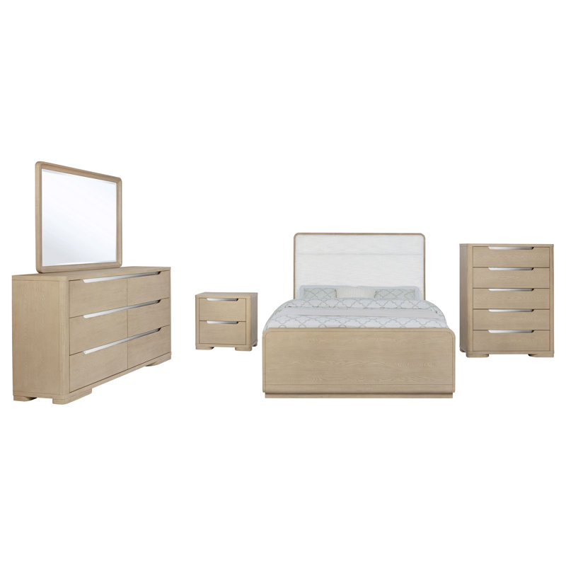 Ensemble de chambre à coucher 5 pièces Earley, Très grand