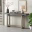 Console avec plateau en bois, table d'entrée très longue-1498706495-1498706493
