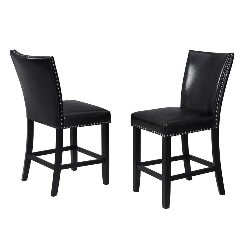 Fauteuil en polyuréthane 2pc, Noir
