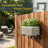 Permasteel Mini Planter W/Bracket, Taupe-124310546