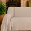 Cotton Sofa Covers Large 3 Seater Beige 180 x 300 cm