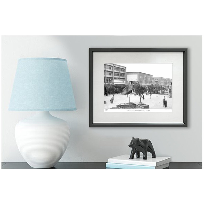 Coventry, The Precinct C1960 - Single Picture Frame Print, 40cm H x 50cm W x 2.3cm D