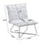 Upholstered Linen Lounge Chair