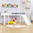 Kimetha Twin Wooden Low Loft Bed With Slide, Safety Guardrails And Ladder-368108320