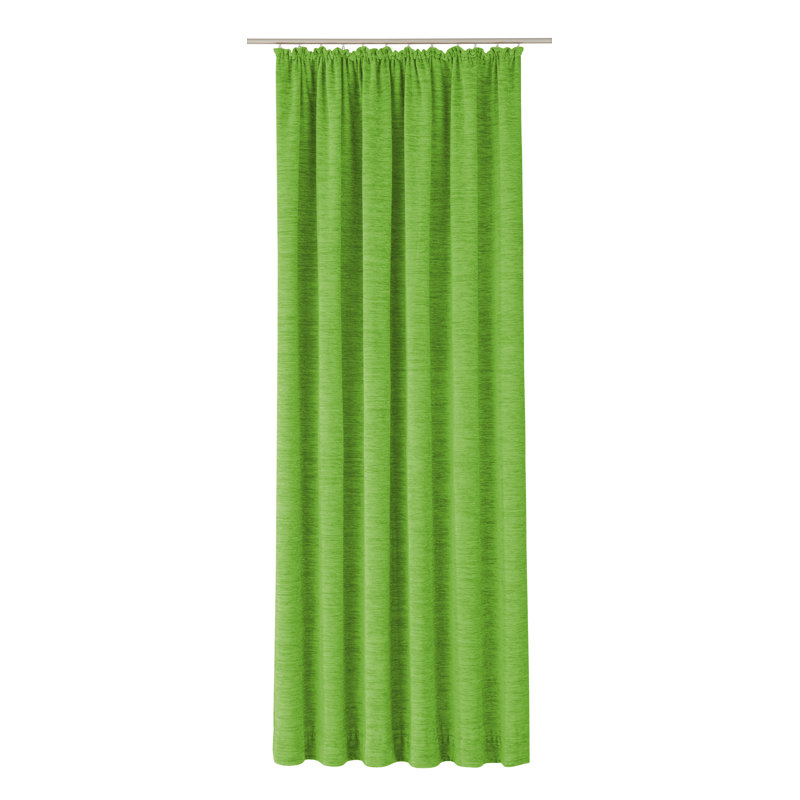 Breedlove Room Darkening Curtain Single Panel, 245cm H x 270cm W, Apple