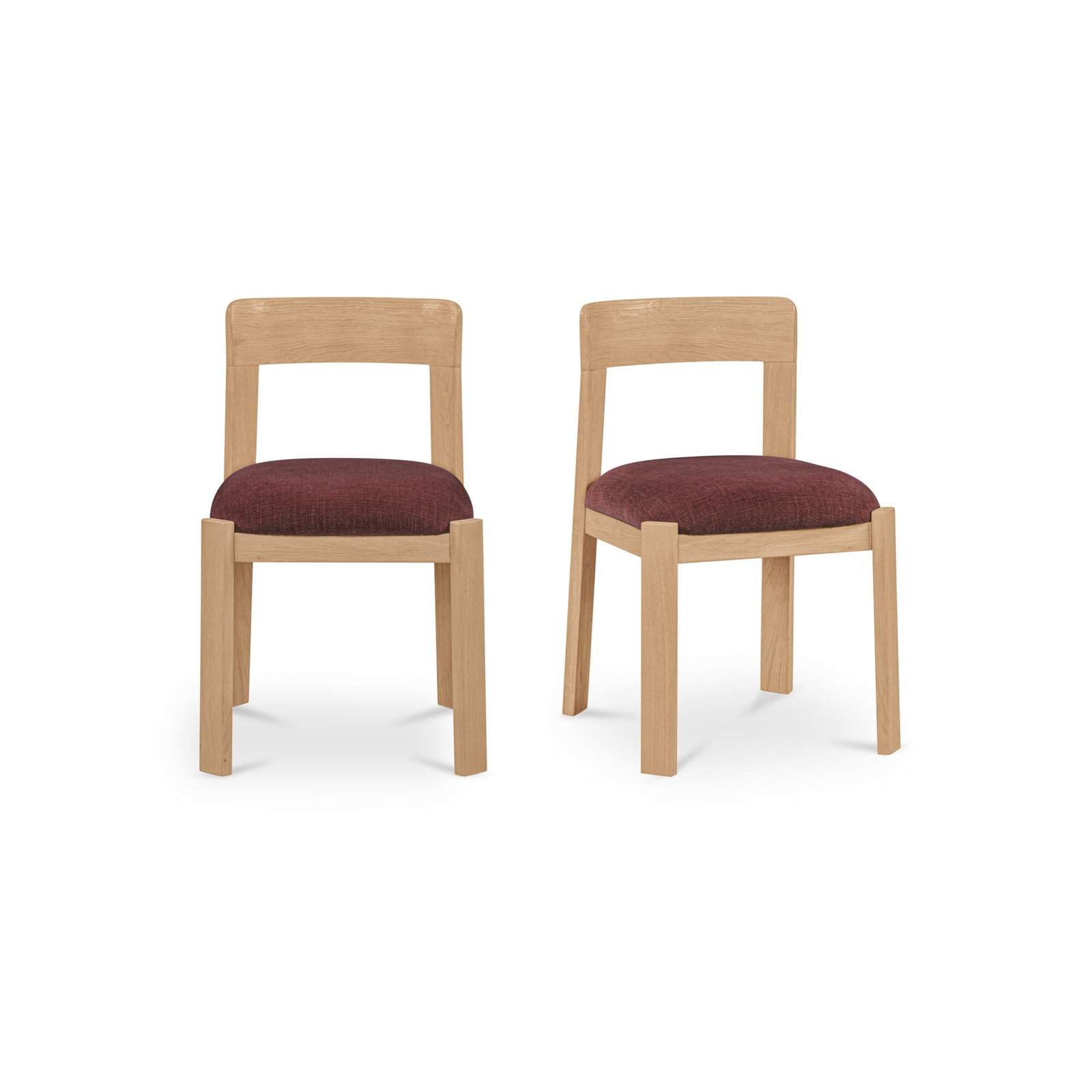 Oli Dining Chair Dark Green-Set of Two, Purple