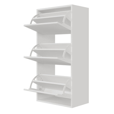 Veldio Wall-Mounted Three-Tier Shoe Cabinet 50 cm 