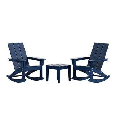 Chaise berçante d'extérieur en plastique Joubert