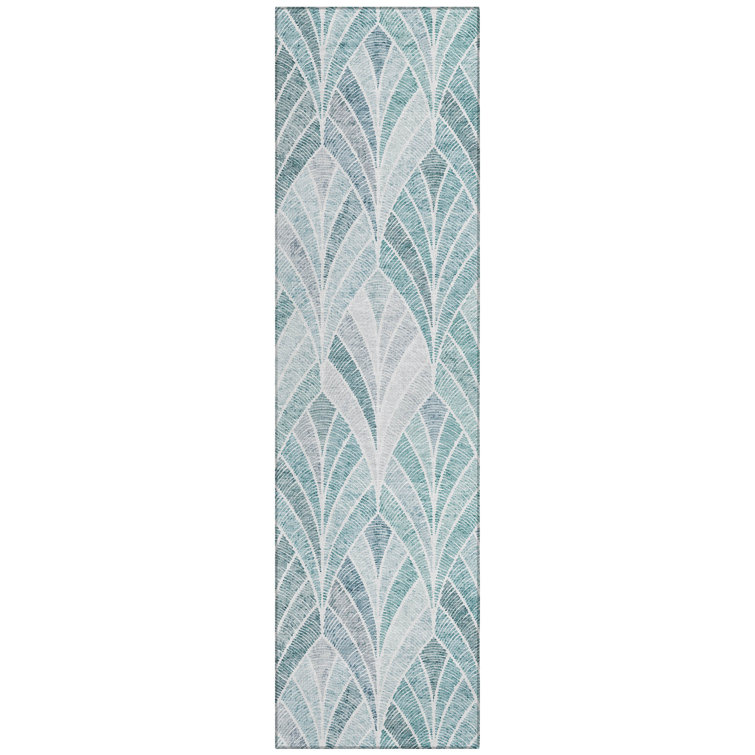 Cecelio Washable Geometric Indoor / Outdoor Rug