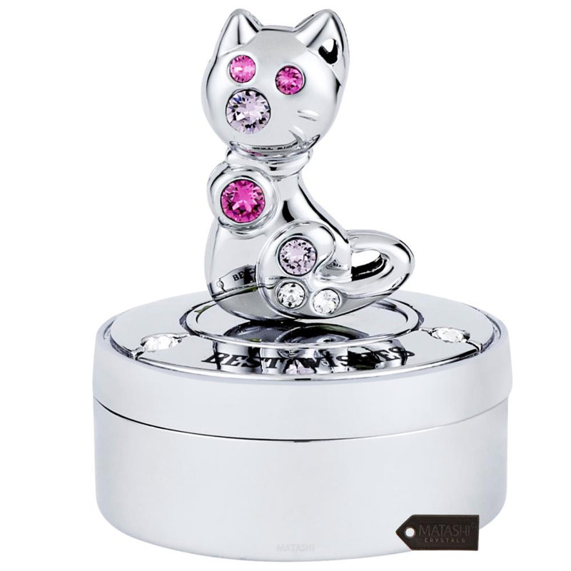 Figurine boîte à souvenir pour chat mini kitty