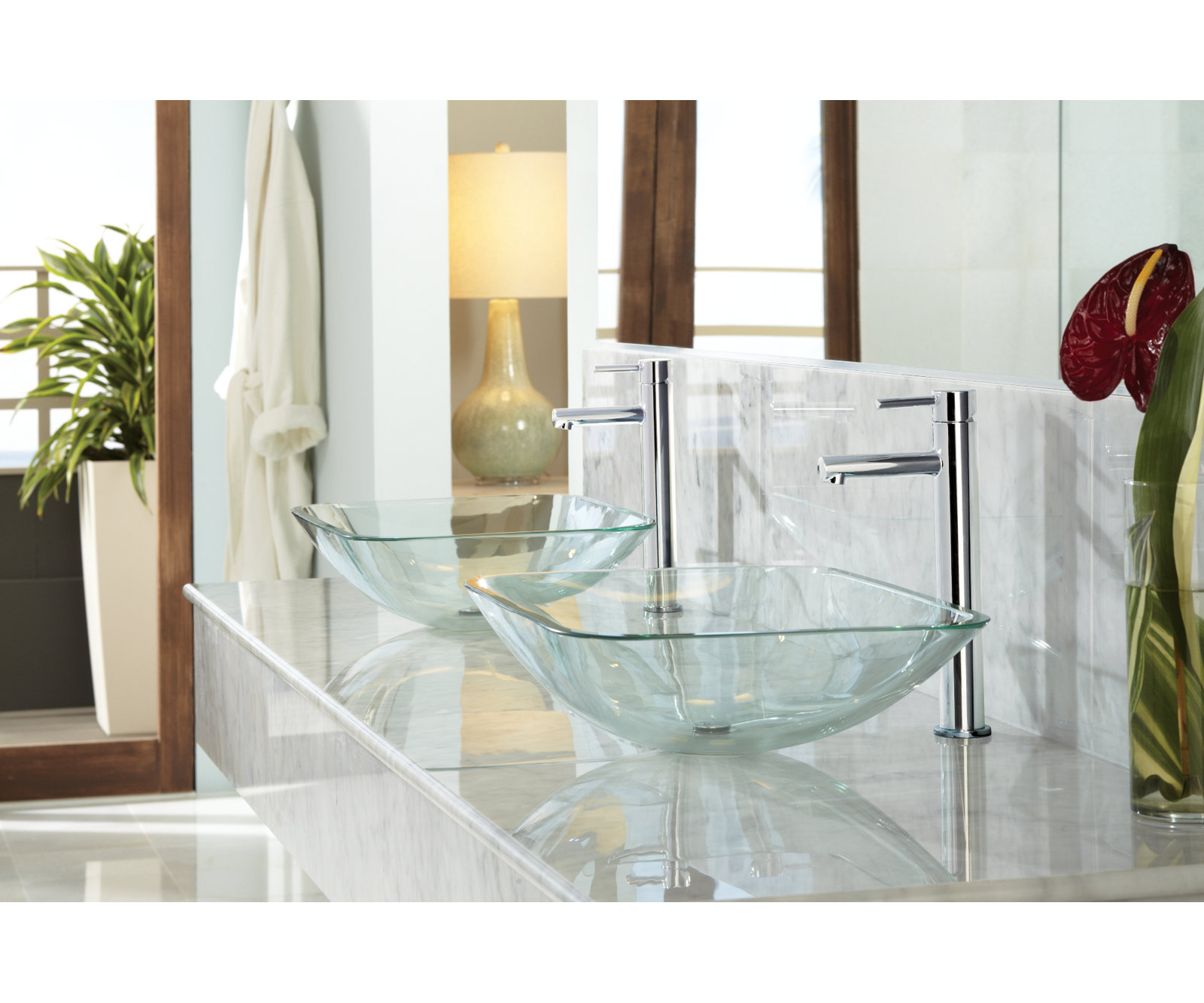 Align Single-Hole Bathroom Faucet, Chrome
