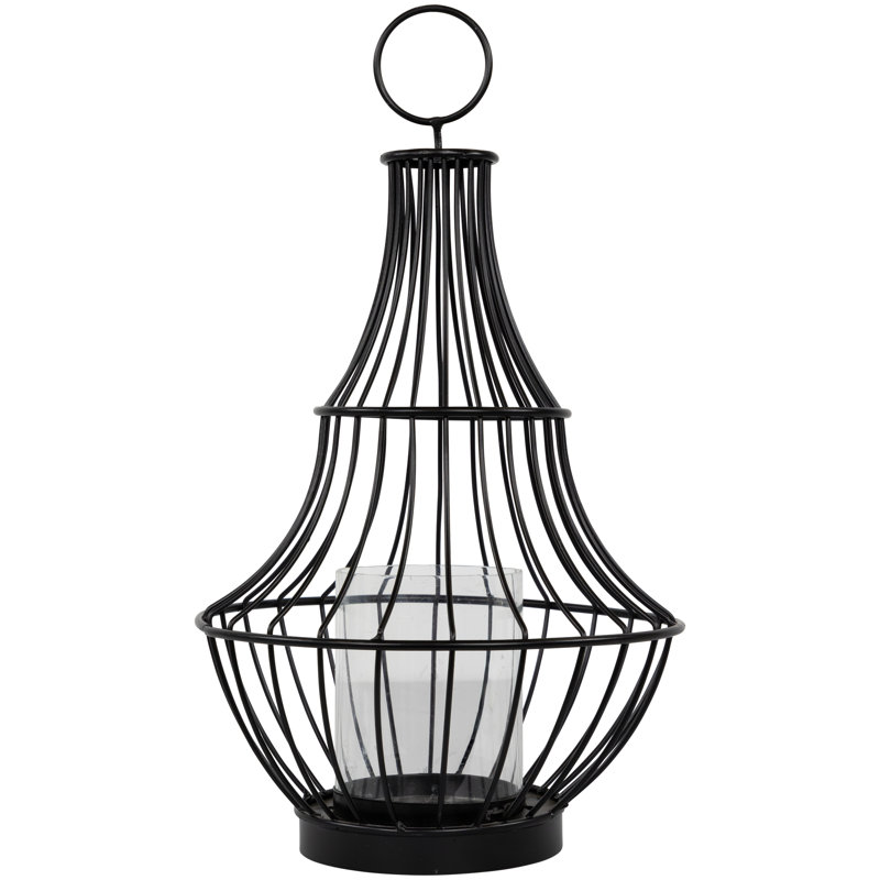 14'' H Metal Tabletop Lantern
