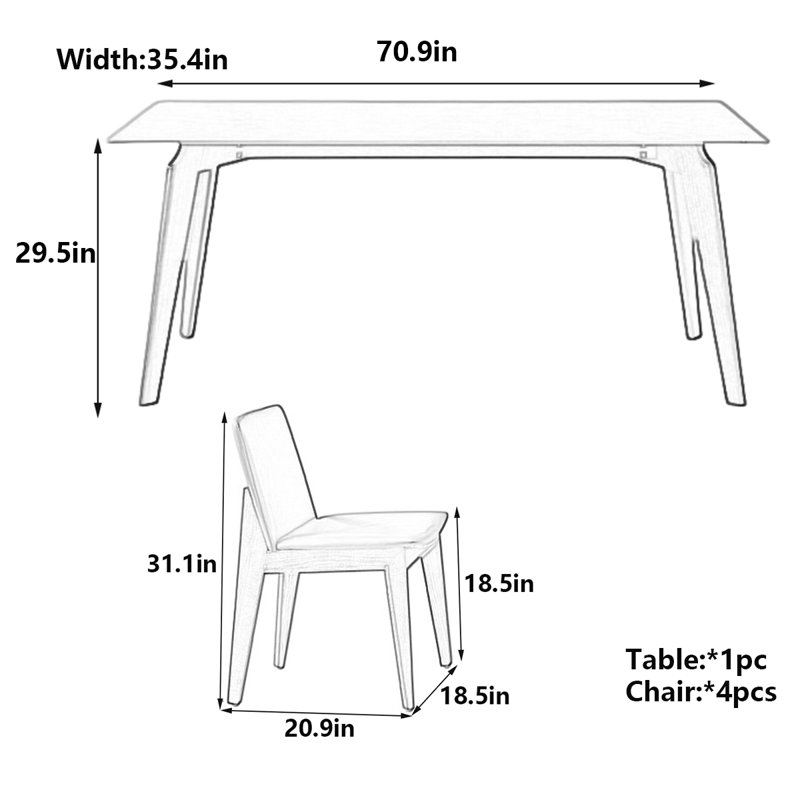 Sweyn, 29.5"H x 70.9"L x 35.4"W