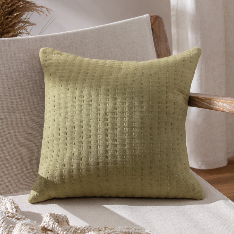 Hush Square Cushion, Avocado