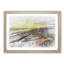 Over a Beach in New Zealand - Picture Frame Graphic Art Print-56734750-56734752