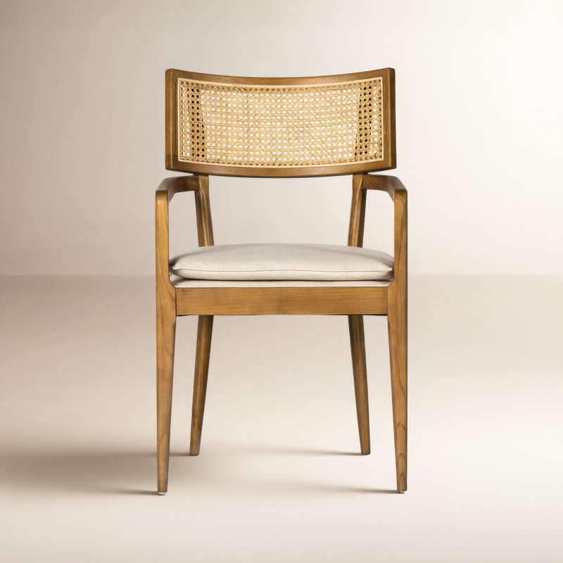 Britt 20.25'' H Upholstered Armchair, Toasted Nettlewood
