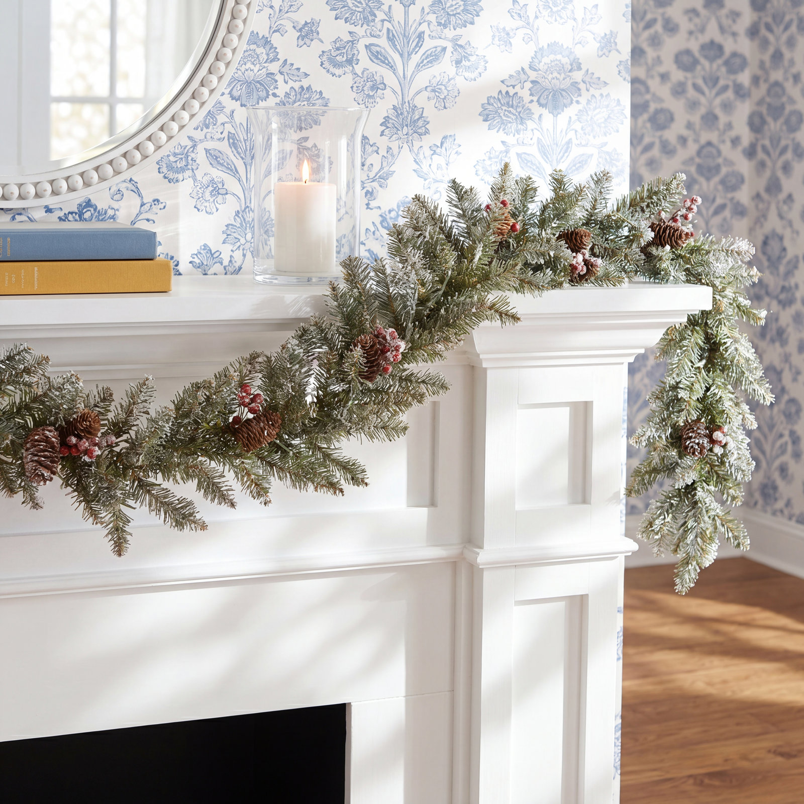 108" Pre-Lit Dunhill Fir Christmas Garland