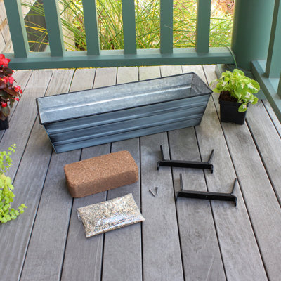 Outdoor Railing Planter