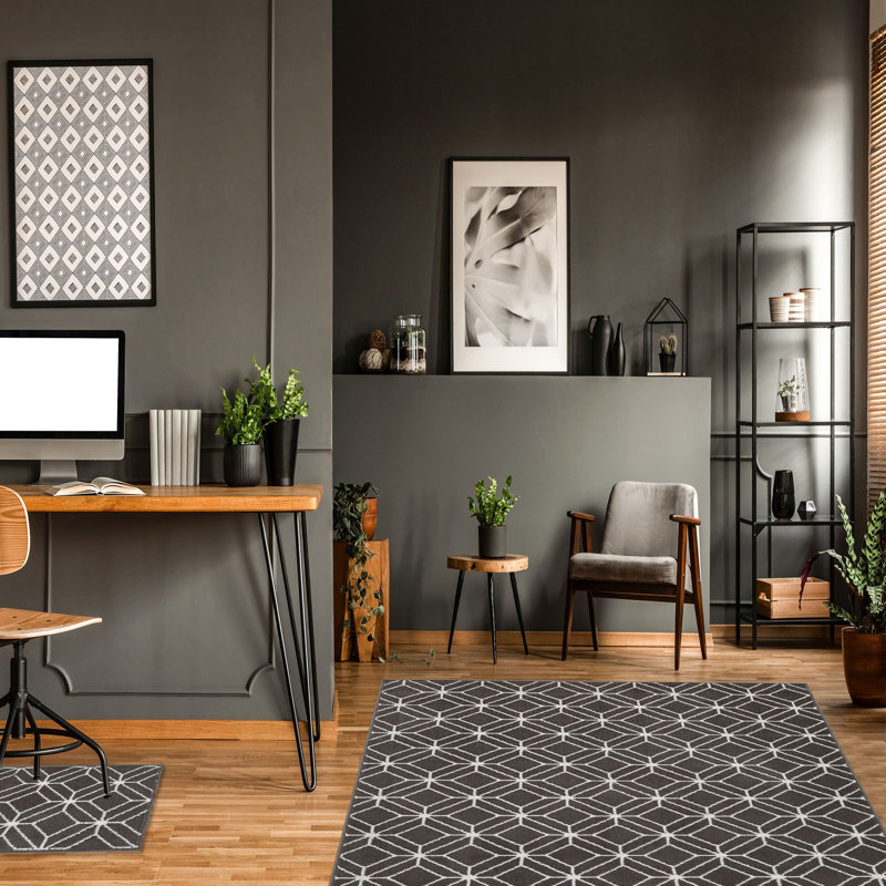 Tapis bleu Jacquelyn
