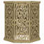 Table d'appoint en bois de manguier massif brun naturel Watsonville