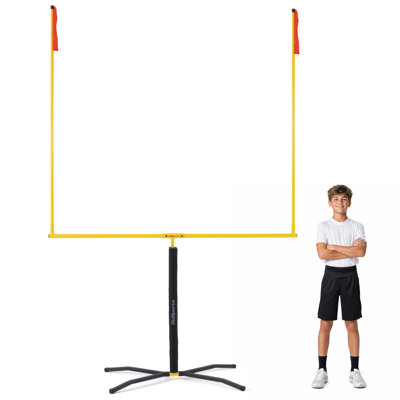 Poteau de but de football américain GoSports en acier de 2,6 m (8,5 pi), but pour toutes surfaces dans la cour arrière