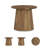 Ditta Solid Wood End Table-97832119