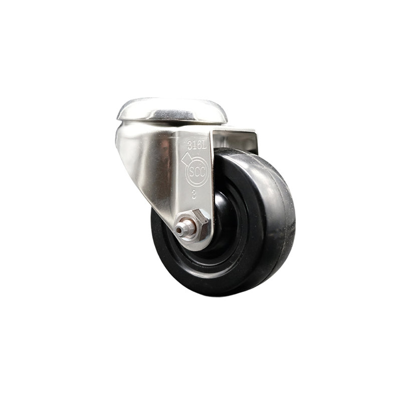 Roulettes pivotantes en acier inoxydable 316SS