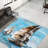 Soft Non-Woven Floral Printed Rug with Vibrant Hues for Stylish Floor Decor in Living Room Bedroom or Office Spaces-114328829