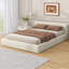 Lit double, [Revêtement beige élégant]-926306652