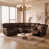 Dark Brown Faux Leather