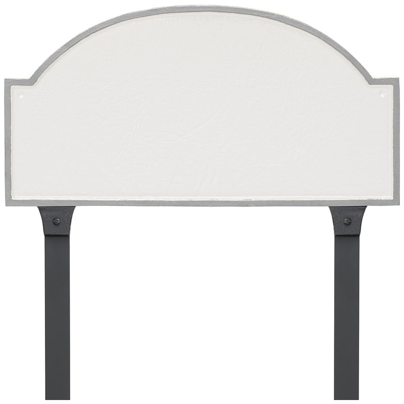 Arch Lawn Insert, White/Silver