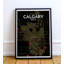 « calgary city map », reproduction d’impression sur affiche en contraste-31734460