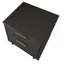 Table de chevet 18 po en gris anthracite (2 tiroirs)-2040677849