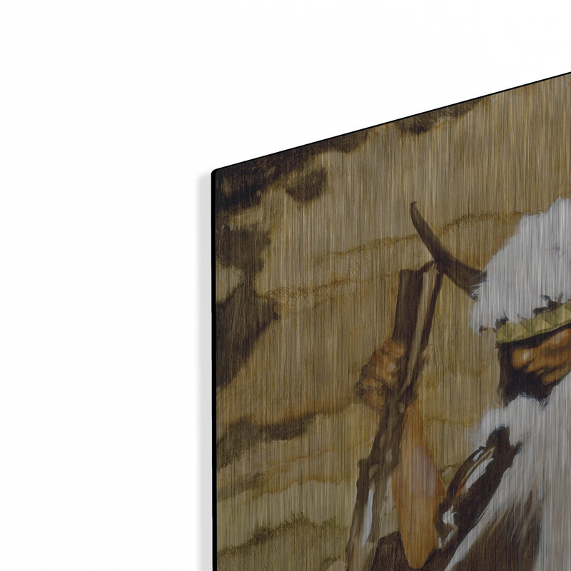 «Treasure» par J.E. Knauf sur métal, H 24 po x l 36 po