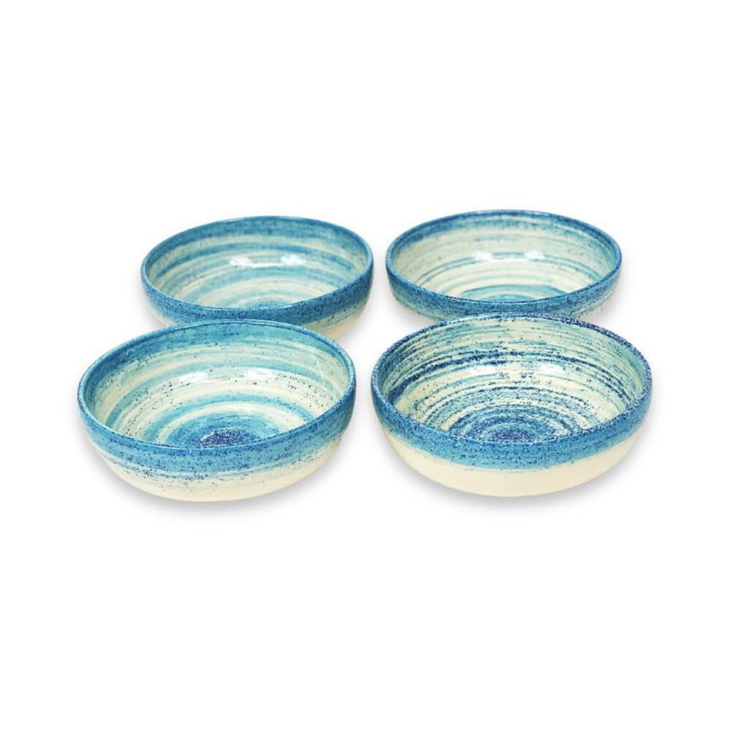 Baris Pastel Beach - Shallow Bowl, Blue