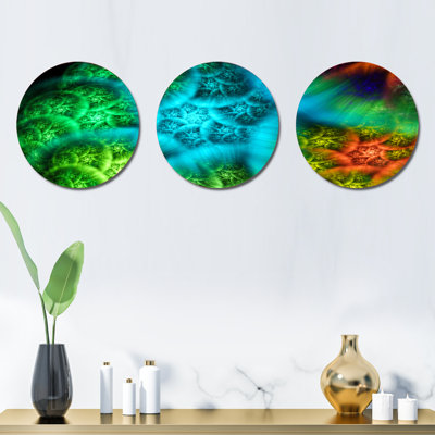 Abstract Wall Decor on Metal