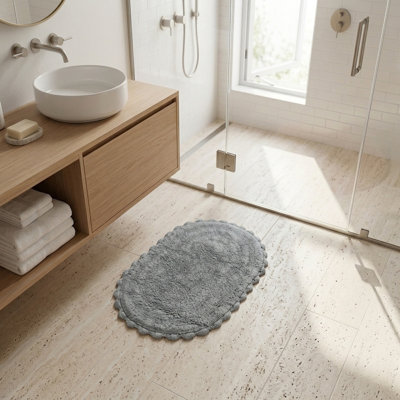 Tapis pour salle de bain 100% coton