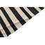 Tapis noir et blanc Ivey