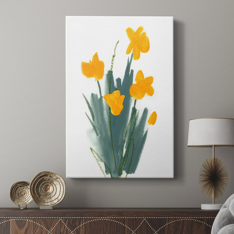 Daffodil Bunch II - galerie sur mesure Cavas, H 27 po x l 18 po